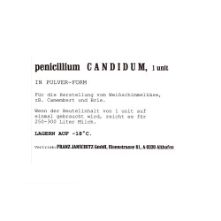 Kultúra fehérpenészes sajtok készítéséhez (Penicillium Candidum)