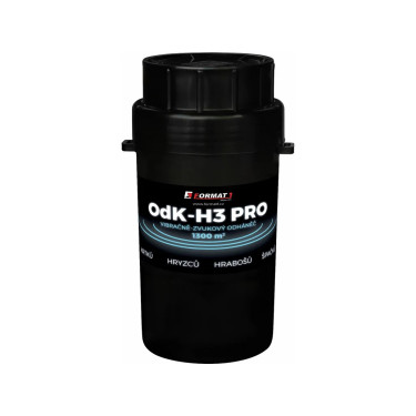 OdK-H3 PRO vakondriasztó, vakok, kószapocok és mezei pocok riasztó – VIBRÁCIÓS-HANGOS - Akusztikus hullámok és mechanikus rezgések kombinációja, kb. 1300 m² hatótáv