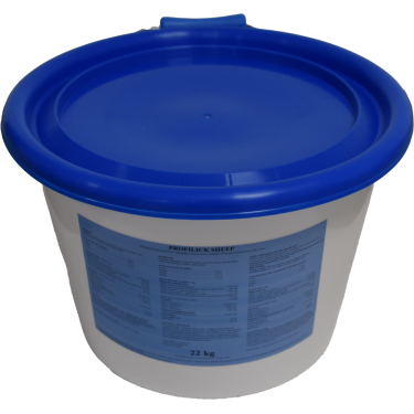 Ásványi nyalópor juhoknak hasonló laktációban és korai vemhességben Profillick SHEEP 22 kg 