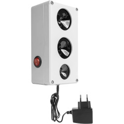 Vízálló ultrahangos riasztó nyesteknek, egereknek és patkányoknak DRAGON ULTRASONIC C300, bazári termék