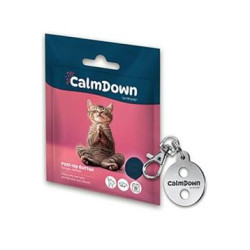 CalmDown macskacímke készlet fém medál+1 gomb KRUUSE - MACSKA