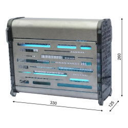 FLYinBOX FX10 elektromos rovarcsapda - Elektromos légy- és szúnyogcsapda, hatásos terület nappal kb. 120 m²