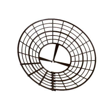 Eper alakú alátét, változtatható műanyag, barna, 33 cm - 10 db