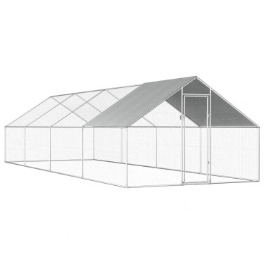 Kültéri ketrec - bekerített karám - 8x3x2 m
