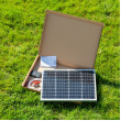 AgroElectro szolár rendszer – 50 W-os napelem szabályzóval