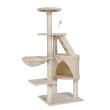Macska kaparófa több szinttel és játékokkal - Rosalia, 49x40x118 cm