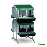 GAUN 10135 tojófészek tojásgyűjtő kosárral – 8 férőhelyes, lábas kivitel