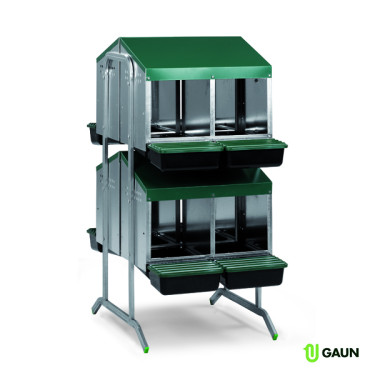 GAUN 10135 tojófészek tojásgyűjtő kosárral – 8 férőhelyes, lábas kivitel