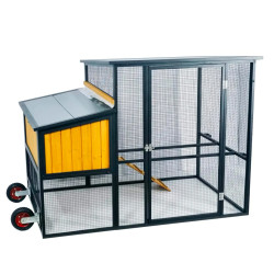 Fából készült mobil tyúkól GAUN ANKARA 10380