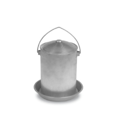Etetővödör baromfinak, fém, 7 literes - GAUN 12052