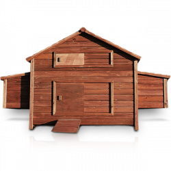 MOSKVA fából készült tyúkól és libaól, 1880x1130x870 mm