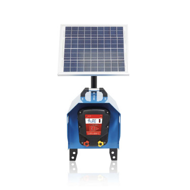 PUHU szett elektromos kerítéshez 2J Gél akkumulátor (12V/14Ah) + napelem 20W