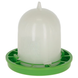 Baromfi etető bajonettzárral, 1 kg, fehér/zöld