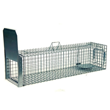 Professzionális élvefogó csapda rókára, nyestre, vidrára és macskára TRAP ST118x34x34V1