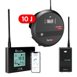 Elektromos kerítés szett okos farm - RF forrás 10 J - WiFi átjáró - MX10 Monitor INGYENES