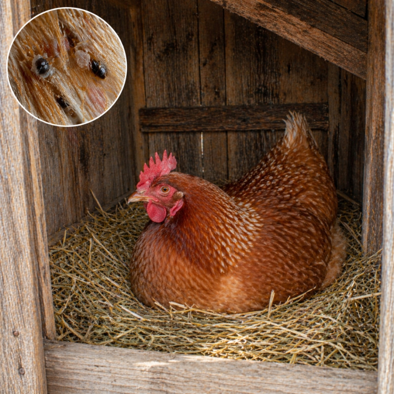 Madártetű atka a tyúkólban: hogyan védekezzünk ellene