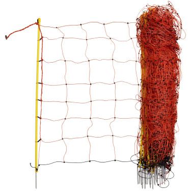 Juhháló, 50 m, narancssárga, 108 cm magas, egyszeres szúróhegy