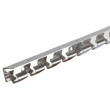 Függesztősín 100 cm, rozsdamentes acél, PVC függönyhöz, Kerbl