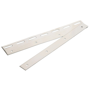 Rögzítő és lengő sín 300 mm PVC szalagfüggönyhöz, rozsdamentes 