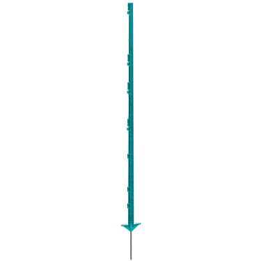 Műanyag oszlop elektromos kerítéshez, 156 cm, kék