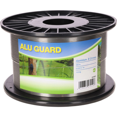ALU GUARD alu villanypásztor drót 400 m, 2,0 mm, alumínium