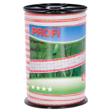 AKO Profi villanypásztor szalag 12 mm, 200 m, fehér-piros