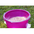 Kerbl baromfi etetővödör, 12 l, 4 etetőnyílás fedéllel