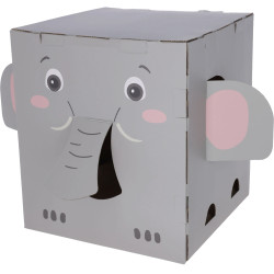 Elefant macskakaparó hullámkartonból