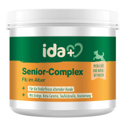Kerbl IdaPlus® Senior-Complex – kiegészítő takarmány idős kutyáknak, 350 g 