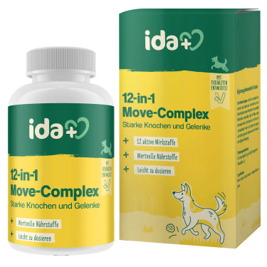 Kerbl IdaPlus® 12-in-1 Move-Complex – ízületvédő kiegészítő kutyáknak, 160 g 