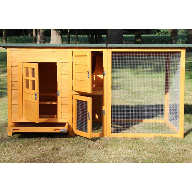 Fa tyúkól TEMELÍN MAXI, 2250x670x800 mm