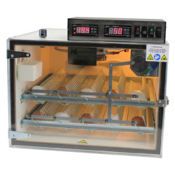 Professzionális inkubátor MS100V - fa, 80 tyúktojás