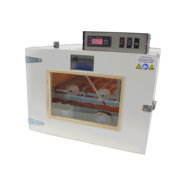 Professzionális inkubátor MS50V - fa, 50 tyúktojás