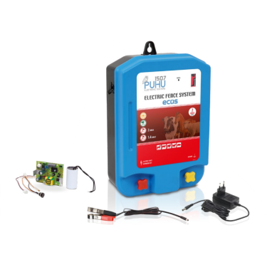 PUHU duo tápegység villanypásztorhoz 2J 12V/2A adapterrel