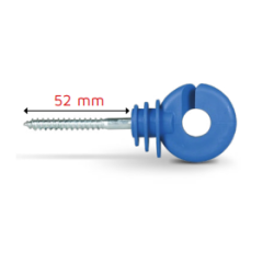 Kör alakú szigetelő - ABS 52 mm - csavarral - rendkívül tartós 