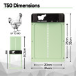 RUN-CHICKEN T50 automata tyúkólajtó