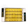 Automatikus digitális keltető YZ24S keltetővel és higrométerrel, valamint integrált tojásvilágítással.