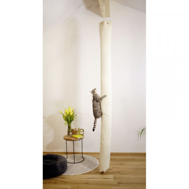 Kerbl macska kaparóoszlop Bag Climber, függő szizál, 260 x 16 x 16 cm