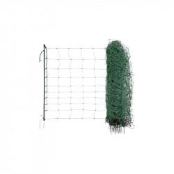 Ovinet háló elektromos birkakerítéshez 108 cm, 50 m, 2 tüske, zöld  