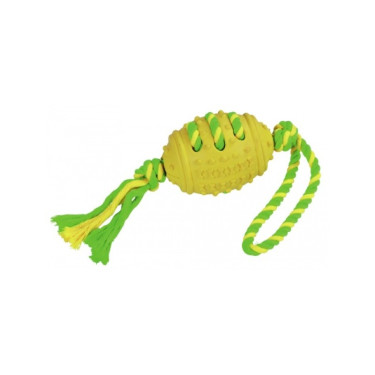 Gumi kutyajáték – rögbi alakú húzójáték, 42 cm