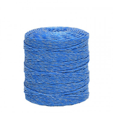 Kábel elektromos kerítéshez, átmérő 3 mm, 400 m, kék