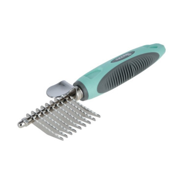 PREMIUM CARE bontókéses kutyafésű, ritkító, 18,5 cm