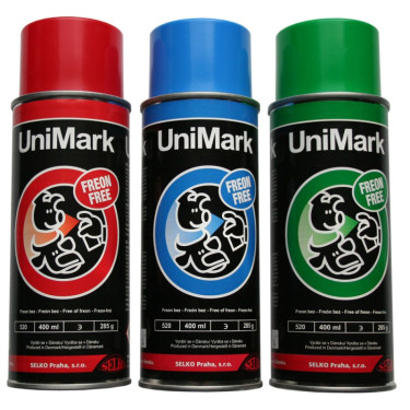Unimark jelölő spray állatokhoz, 400 ml 