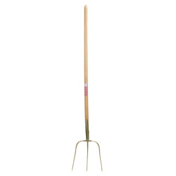 Erntekönig kovácsolt villa, 3 ágú, 30 cm, 135 cm-es nyéllel, arany