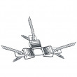 Litzclip® kötélcsatlakozó – T alak – 3 mm – 5 db