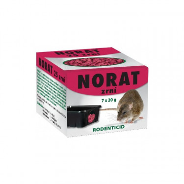 Norat 25 szemcsés csalétek, 7 x 20 g - KEDVEZMÉNY