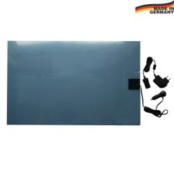 THERMODOG fűtőpárna kutyáknak, padlóra szerelhető 40x60 cm, 12 V/20 W, PVC, autós csatlakozóról vagy 230 V-os hálózatról működtethető  