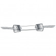 Litzclip® kötélcsatlakozó 3 mm-hez – 10 db