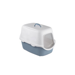 Cathy macska toalett – fedett macska WC, 56 × 40 × 40 cm