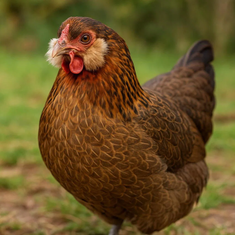 Húsvéti tyúk: színes tojások festés nélkül